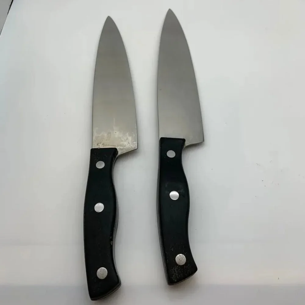 Set of Two Chicago Cutlery Utility Chef's Kitchen Knives